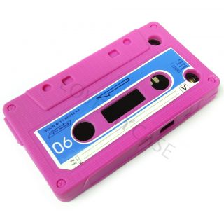 Blackberry 9320 9220 Curve Pink Retro Silicone Gel Cassette Tape Phone Case