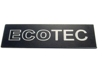 Ecotec Coil Pack Emblem Badge Decal Black Ecotec