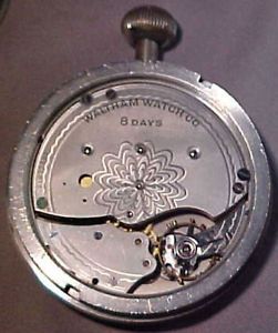 Waltham 8 Day Automobile Car Watch Clock Parts