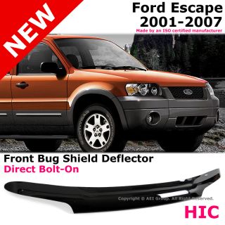 Ford Escape 01 07 Front Hood Bug Shield Deflector Protector Smoke
