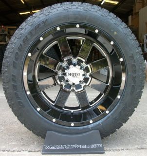 20x12 Moto Metal 962 Black Toyo Open Country AT2 305 50 20 Tires