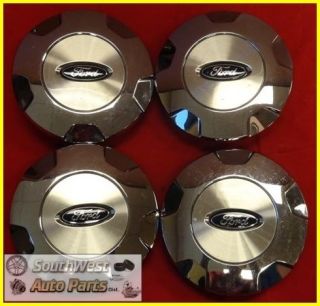 09 10 Ford F150 18" Chrome Silver Wheel Center Caps Factory Used Set 3779