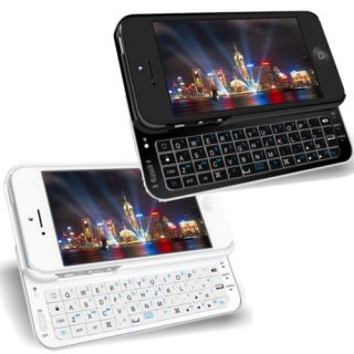 New Ultra Thin Slide Out Wireless Bluetooth 3 0 Keyboard Case for iPhone 5S