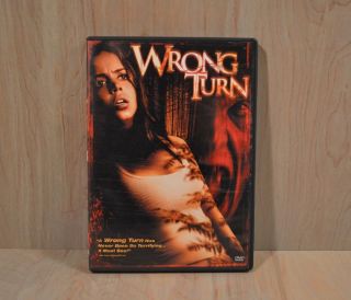 Wrong Turn DVD 2003 Dual Side Lenticular Horror Suspense Thriller Film DVD 024543096498