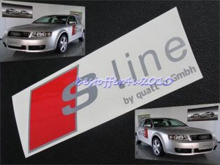 2 Pcs Audi s Line Decal Sticker RS6 S6 S4 A4 S3 TT FSI CD88