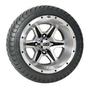 ITP SS106 12x7 Golf Cart Wheels with Low Profile Golf Cart Tires