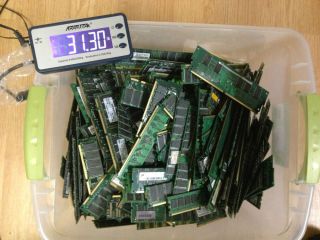 31lbs Computer Boards Processors Memory for Scrap Gold Recovery 600 Boards