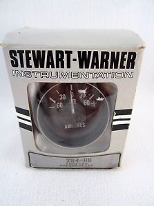 Stewart Warner Instrumentation Ammeter Gauge Ampere Meter No 284 AB New
