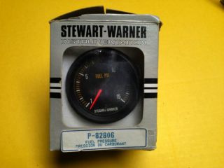 Stewart Warner 2 5 8 Fuel Pressure Gauge Guage Hot Rod Racing