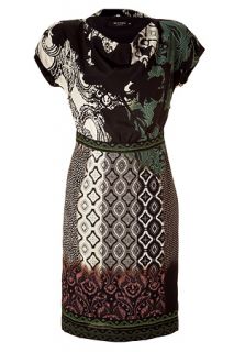 Black/Green Cowl Neck Dress von ETRO  Luxuriöse Designermode online