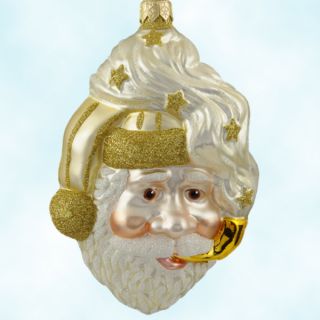 Old Russian Glass Christmas Ornament