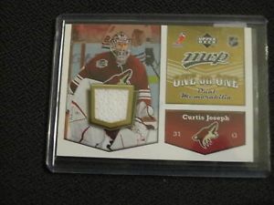 2007 08 Upper Deck MVP One on One Curtis Joseph Marty Turco Jersey OO JT