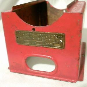 Vintage Weeden Electric Steam Engine Toy Model No 702 Parts Firebox Brass Badge