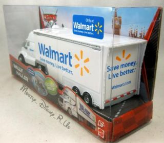 Disney Pixar Cars 2  Wally Semi Hauler Diecast Toy Mack Truck New 2012