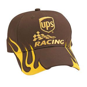 United Parcel Service Hat UPS Racing NASCAR Brown Truck Cap