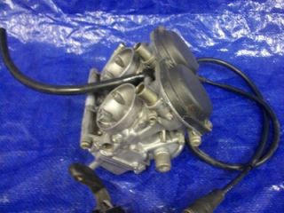 Yamaha Raptor 660 Carburetors Great Condition New Kits Installed Cable and Thumb