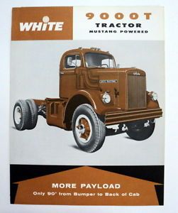 White 1959 9000T Tractor Mustang Powered Truck Brochure