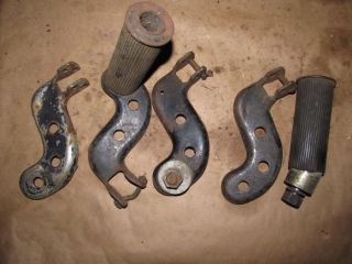 Harley Knucklehead Panhead Buddy Seat Foot Rest Parts Lot