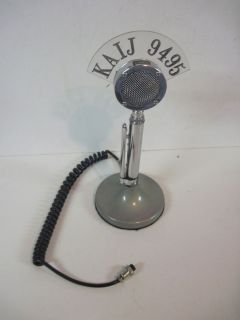 Vintage Astatic D 104 CB Ham Radio Lollipop Amplified Microphone 3 Pin Excelle