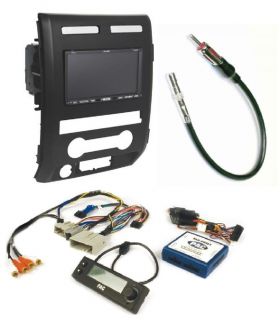 Ford F 150 XLT Aftermarket Radio Install Dash Kit Harness Antenna PKG381