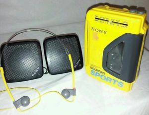 Vintage Sony Walkman Sports Radio Am FM Cassette Player