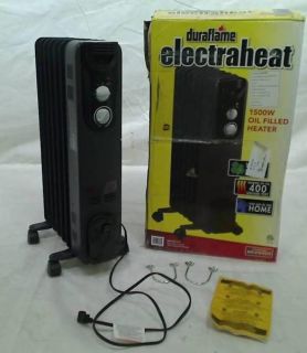 DURAFLAME 600 Watt Oil Filled Convection Electric Portable Heater