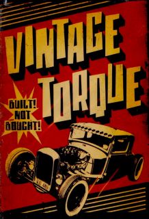 Vintage Torque 4 DVD Traditional Cars Art Hot Rat Rod