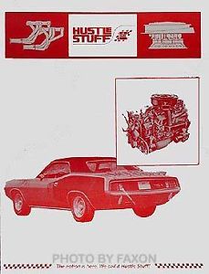 1965 66 1967 1968 1971 Mopar Hustle Stuff Parts Catalog Dodge Plymouth Racing
