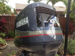 Immaculate 1997 Yamaha 225 HP Saltwater Series II OX66 Fuel Injection Outboard