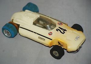 Ford Racing Cobra Open Wheel Slot Car Original 1960s Vintage Toy Slot Car