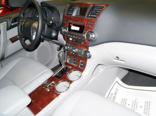 Chrysler PT Cruiser 06 08 Interior Dashboard Dash Wood Trim Kit Parts Free Shipp