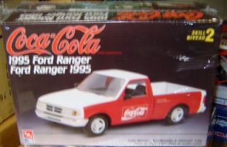 AMT Ertl H863 Plastic Model Kit 1995 Ford Ranger Coca Cola Factory SEALED 1 25