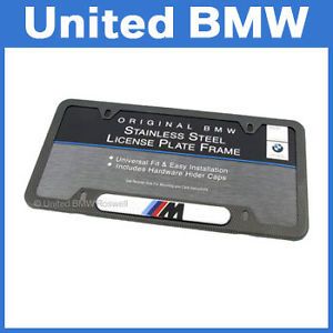 BMW Carbon Fiber Look License Plate Frame M3 M5 M6 X6M