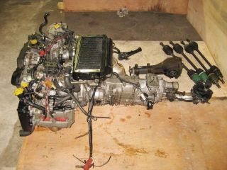 00 Subaru Impreza GC8 WRX Engine Swap JDM EJ20 Turbo DOHC 2 0L Engine 5 SPD 4WD