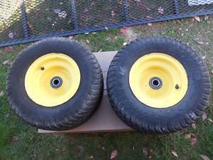 John Deere 425 445 455 Garden Tractor 18x8 50 8 Front Wheels and Tires