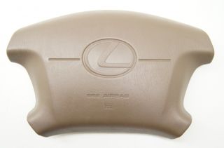 1997 2001 Lexus ES300 Steering Wheel Airbag Air Bag Center Cover Tan