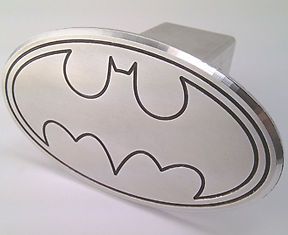 Tow Hitch Cover Plug Trailer Batman Logo Movie Aluminum