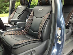 Quality Leather Auto Car Seat Cover Cushion 3pcs Black