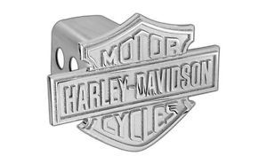 Harley Davidson Trailer Tow Hitch Cover Plug with 3D Monotone Bar Shield