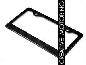 New Real Carbon Fiber License Plate Frame by Autotecknic for BMW Vehicles