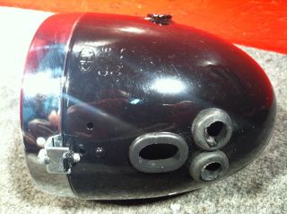 New Italian CEV Bullet Moped Black Headlight Head Lamp Moped Motion