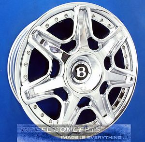 Bentley Continental Flying Spur Mulliner 20 inch Chrome Wheels Rims GT CFS CGT