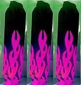 New Can Am Spyder Bombardier 3 Flame Shock Covers Socks Bla Hotpink 87965
