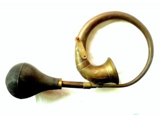 Original Antique Brass Automobile Car Horn 1920'S