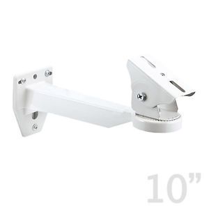 10" Security Camera Wall Mounting Bracket Arm for Outdoor CCTV Housing Mount
