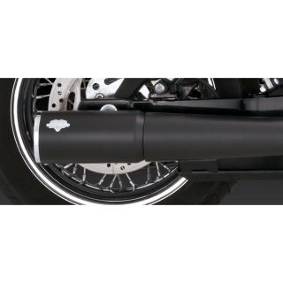 Vance and Hines 47551 Black Pro Pipe for 2006 11 Harley Davidson Dyna
