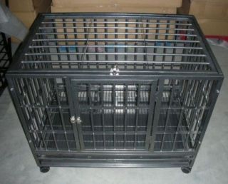 Extra Large 48" Heavy Duty Dog Pet Cat Crate Kennel HB