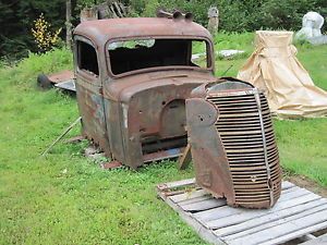 1938 Chevy Truck Cab Grill Radiator Horns Parts Rat Rod 38 1937 37