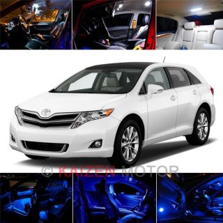 8pcs White LED Lights Full Interior Package Deal for 2009 and Up Toyota Venza