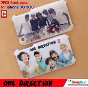 2× One Direction 1D Harry Louis Liam Niall Zayn Case Cover for iPhone 3G 3GS HJ